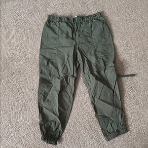 Bar III Women's Olive Cargo Jeans